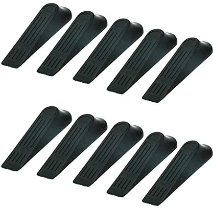 10 Pcs Door Stop Wedge Anti-Slip Door Wedges Plastic Door Stop Wedge Into Non-Slip Door Block for Home Office