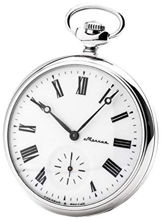 Molnija JL Herren Taschenuhr 3602 russische mechanische Erotik Uhr Liebe Liebespaar Bauer und Bäuerin