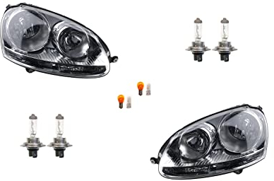 Johns, passend für VW Golf Scheinwerfer 5 V ab 10/03- + Leuchtmit. Set links, rechts