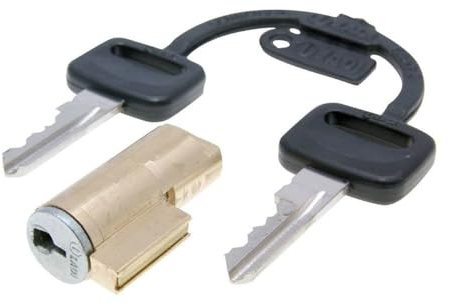2EXTREME Lenkradschloss kurz 4mm kompatibel für Vespa 50 Special V5B1T/V5A2T/V5B3T 2T AC 69-83, Super 150