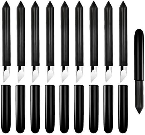 10 x Ersatz-Tiefpunktschneideklingen, kompatibel mit Cricut Explore Air2/Air 3/, Schneidklingen kompatibel mit Cricut Maker/Maker 3 Maschinen, schneiden dickere Materialien (tiefe Klinge)
