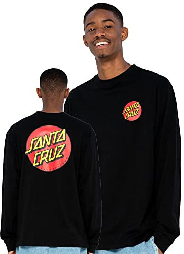 Santa Cruz Classic Dot Chest Crew Sweater Black M
