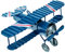 inheming Mini Flugzeug Ornament, Vintage Eisen Handwerk Flugzeug hängende Dekorationen, Doppeldecker Modell Dekor Anhänger für Bücherregal, Kuchen Topper, Foto Requisiten, Weihnachtsbaum, Desktop