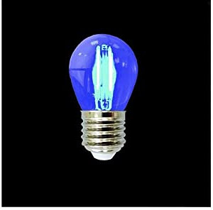 Kovalmax® LAMPADINA LED A FILAMENTO COLORE BLU IN VETRO TRASPARENTE 4 W E27