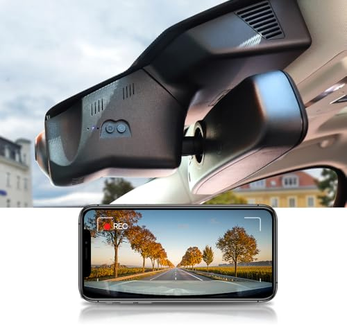 Fitcamx Dashcam 4K Passend für Jaguar F-Type 2018 2019 2020 2021 2022 2023 2024 R 400 Sport P300 P450 (Modell 6111/X152), OEM Autokamera UHD 2160P Video WiFi, G-Sensor, Loop-Aufnahm, WDR, 64GB Karte