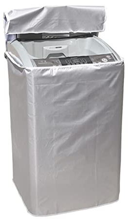 BYNYXI Copertura per lavatrice con caricamento dall'alto, impermeabile, antipolvere, per lavatrice, con chiusura lampo, resistente ai raggi UV, per lavatrice, 60 x 62 x 95 cm