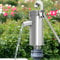Bomba de agua de acero inoxidable Bomba de mano Bomba de mano Bomba de agua manual Bomba de succión de agua manual Bomba de agua agitada para agua subterránea de hasta 10 m de profundidad