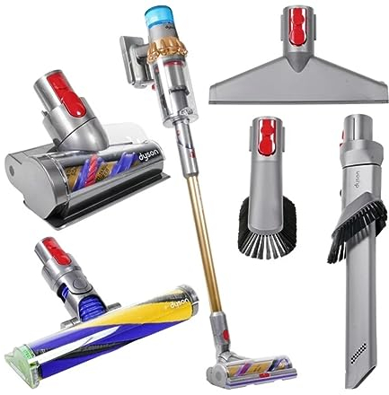 Dyson V15 Detect Absolute Aspirateur sans fil – filtre HEPA, aspirateur à main sans sac, avec lingettes de nettoyage JUNG Bleu nuit/cuivre