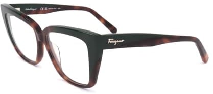 Ferragamo SF2939 220 TORTOISE/DARK GREEN 54/15/140 Damen Brillen