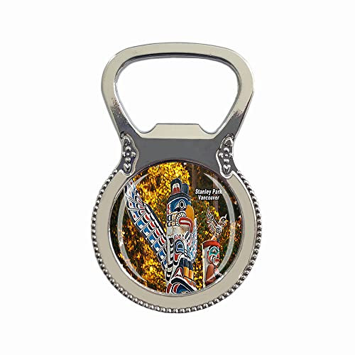 Stanley Park Vancouver Canada Fridge Magnet Bottle Opener Tourist Souvenir Gift Collection Refrigerator Magnetic Sticker