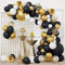 Black And Gold Balloon Arch Kit 119pcs Black Gold Party Decorations With Black Gold White Confetti Balloons For Graduation Retirement New Year Wedding Birthday Anniversary Party Decorations