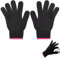 FAST-FX 2 pcs Heat Resistant Hair Styling Gloves, Professional Heat Resistant Gloves for Curling, Straightening and Perming, Ambidextrous, Black