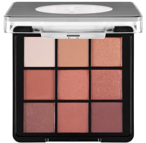 Flormar 9-Farben Lidschatten Palette – Cremige Textur mit Schimmer & Matt-Finish – Kompakt Make-up Palette für Smokey Eyes, natürliche Looks & intensive Farbübergänge – 3 Sunset