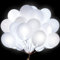 40 palloncini LED, palloncini bianchi di qualità, palloncini luminosi con decorazioni a LED per feste, compleanni, matrimoni, festival, Natale, carnevale
