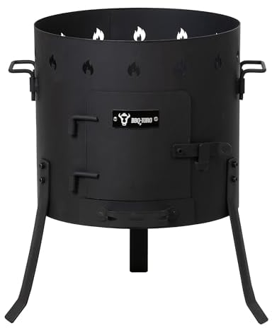 Forno BBQ-Toro Kazan Ø 45 cm | bollitore per gulasch, bollitore a fuoco, forno da esterno | forno a fuoco, forno a stufa, pozzo a fuoco, cucina all'aperto