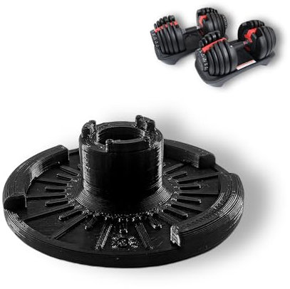 NEUES LANGLEBIGES DESIGN ERSATZSCHEIBE #3 für Nautilus/Bowflex 552 SelectTech Verstellbare Hanteln Serie 2 Stahlstift verstärkt 3D-Druck aus strapazierfähigem PETG-Kunststoff