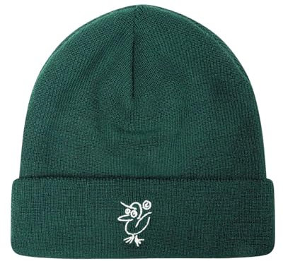 Cleptomanicx Beanie Sketch Gull (rain Forest)