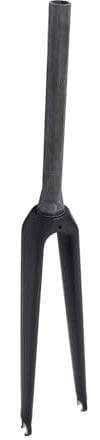 Forcella Anteriore per Bici in Fibra di Carbonio, Forcella Rigida per Freno a Cerchione Conico a Tubo Conico Allungato Leggero per Bici da Strada (Texture 3K Opaca)