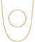 CASSIECA 2Pcs Gold Chains for Men 316L Stainless Steel Mens Snake Chain Mens Link Chain Necklace and Bracelet Set Hip Hop Jewelry Men's Jewellery for Husband Son Boys