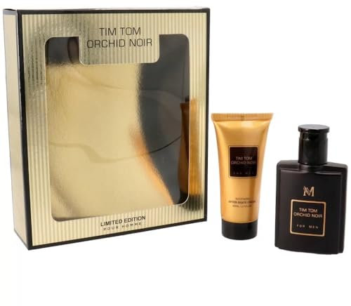 CONF. MONTAGE BRANDS TIM TOM ORCHID NOIR FOR MEN EDT 50 ML ATO + AFTER SHAVE CREAM 50 ML TUBO