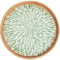 CREATCABIN Bandeja Redonda de Ratán, Bandeja Tejida de Ratán para Servir, Base de Madera, Cesta Tejida A Mano, Cesta de Mimbre Decorativa, Bandeja Organizadora para Decoración de Mesa, Almacenamiento,