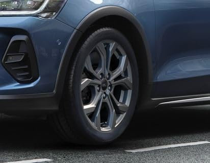 Ford Genuine Alloy Wheel 17 5 x 2-spoke design, Rock Metallic Light 2540818