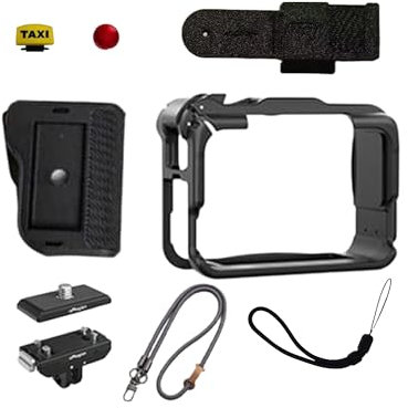 Camera Side Handle Grip for Insta.360 Ace Pro/Ace Pro 2 - Need to Use a Camera Cage and Quick Release Adapter to Install, Grip with Shutter Button for Vlogging & Travel Shoot (2)