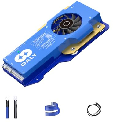 DALY BMS 60V 500A – 1A Active Balance Batteriemanagementsystem, integriertes Bluetooth für 20S LifePO4 Akkupack – Ideal für Golfwagen, Trolling Motoren, Marineanwendungen, AGM und mehr