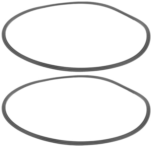 COLLBATH Anneaux Facile à Installer Ronds en Caoutchouc Lot de 2 Pièces Protection Antidérapante Protège Sols et Meubles pour Base de Tabouret de Bar