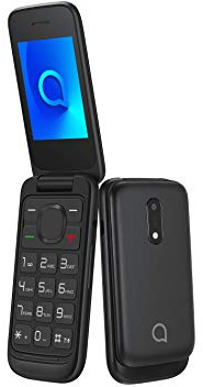 Alcatel 2053D - Teléfono Móvil Dual SIM de 2.4 (2G, RAM de 4 MB, Cámara VGA de 1.3 MP), Bluetooth, Negro [Versión ES/PT]