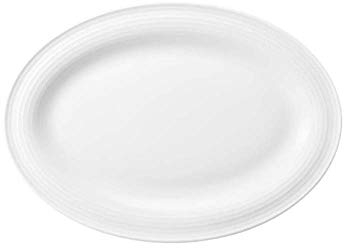 Seltmann Beat Servierplatte, Schmal, Weiss, 25cm x 18cm, 1-teilig