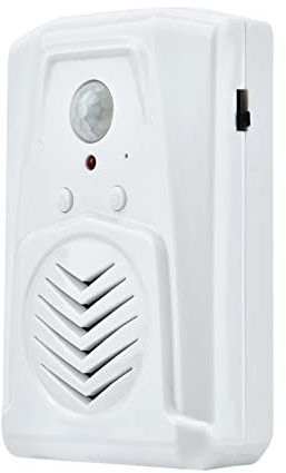 Bewegungssensor Sicherheit Alarm Türklingel Alarm, PIR Infrarot Bewegungsmelder USB/Batteriebetriebener Shop Willkommensgong, Infrarot Induktions Besucher Türklingel MP3 Audio Player