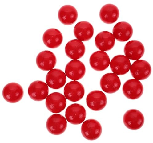 Amosfun Lotteriekugeln 25 Stück 1.57 Zoll Hohle Bälle Zum Befüllen Für Spiele Party Dekoration Bunte Loskugeln