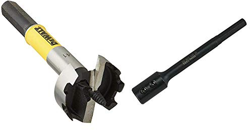 DeWalt Rapid-Holz (Forstnerbohrer, 41 mm) DT4580-QZ & Verlängerung für Rapid-Holz (Forstnerbohrer, 140 mm) DT4592-QZ