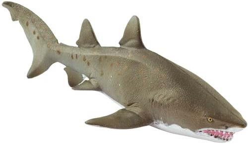 Safari Tiger Sand Shark 9cm | Ungiftig und BPA-frei | Für Kinder ab 3 Jahren geeignet Ltd
