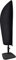 Senders Funda para sombrilla, impermeable, resistente al viento, anti-UV, resistente, a prueba de rasgaduras, tela Oxford 210D, extra grande, con cremallera (265 x 40/70/50 cm)