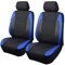 Flying Banner Gabardine Mesh Front Car Seat Covers Airbag Compatible Protector Universal for Most Car Truck Vans SUVs (Black and Blue)