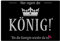 Fußmatte Hier regiert der König bis die Königin Wieder da ist | 60 x 40 cm | Fußmatte Innen | Lustige Geschenke zum Einzug für Paare | Fussmatte mit Spruch | Geschenkidee für Pärchen | Wohnungstür