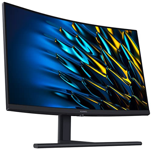 HUAWEI MateView GT - Monitor da Gioco Curvo, 165Hz, 16:9 QHD 2560 x 1440, 2K, 1500R, Gamma Cromatica P3 di Livello Cinematografico, Tecnologia HDR, Certificazione TÜV Rheinland, Nero, 27 Pollici