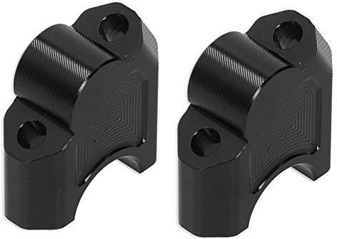 Motorcycle Handlebar Risers, 28mm Motorcycle Handlebar Riser Clamp Adapter Mount Adapter Motorbike Handle Bars Fit for 502C/TRK502/502X/752S/Leoncino BJ500 Handlebar Stem Clamp