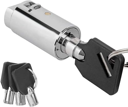 Tubular Cam Lock,Vending Machine Lock Cylinder,19mm Cylinder Lock Zinc Alloy Lock Cylinder Safe Box Lock Cylinder Single Opening Key Vending Machine Lock Cylinder for Automatic Selling