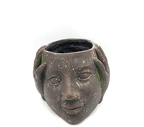 Macetero de la Marca DKD Home Decor Fibra de Vidrio Gris (29 x 29 x 24 cm) (Referencia: S3024068)