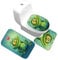 Badezimmerteppich Frosch-Grün-Schmetterling Badematte Badezimmer Set 3 Teilig rutschfest Badteppich 50x80cm Maschinenwaschbar Badvorleger für Wohnzimmer, Schlafzimmer, Toilette