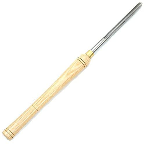 HSS Bowl Gouge Lathe Chisel Wood Turning Tool HSS Spindle Bowl Gouge Wood Turning Chisel Woodturning Woodworking Tool Lathe Accessories with Manchurian Ash Handle 1Set/1PCS,1/2