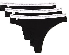 Lacoste Damen 8F1341 G-String, Noir, M