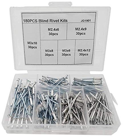 180Pcs Nail Decoration Blind Kits for Furniture Assortment Kit
