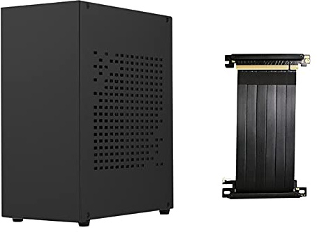 LOOR A07 Mini ITX Cassa Del Computer Telaio HTPC Caso Host USB3.0 ITX Custodia con Cavo Scheda Grafica (A)