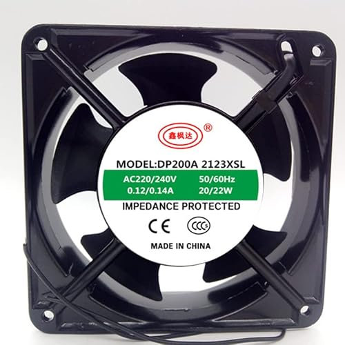 DP200A 2123XSL 220V 12038 Ventilateur 12 cm Câble en cuivre importé AC Armoire