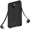 OKZU Power Bank with Built-in Cables, 10000mah 22.5W PD 3.0 QC 4.0 USB C Fast Charging Power Bank, Type C Battery Pack Compatible with iPhone 14 13 12 11 Galaxy Google Pixel and More (Black)