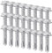 HAOMEEDUO 100PCS Vis à Métaux à Tête Hexagonale 4,8 x 19 mm Vis Autotaraudeuse Inox Vis Autoforeuse Metal Vis à Bois Autotaraudeuses en Acier Inoxydable pour Fixation de Tôle, Matériel de Construction